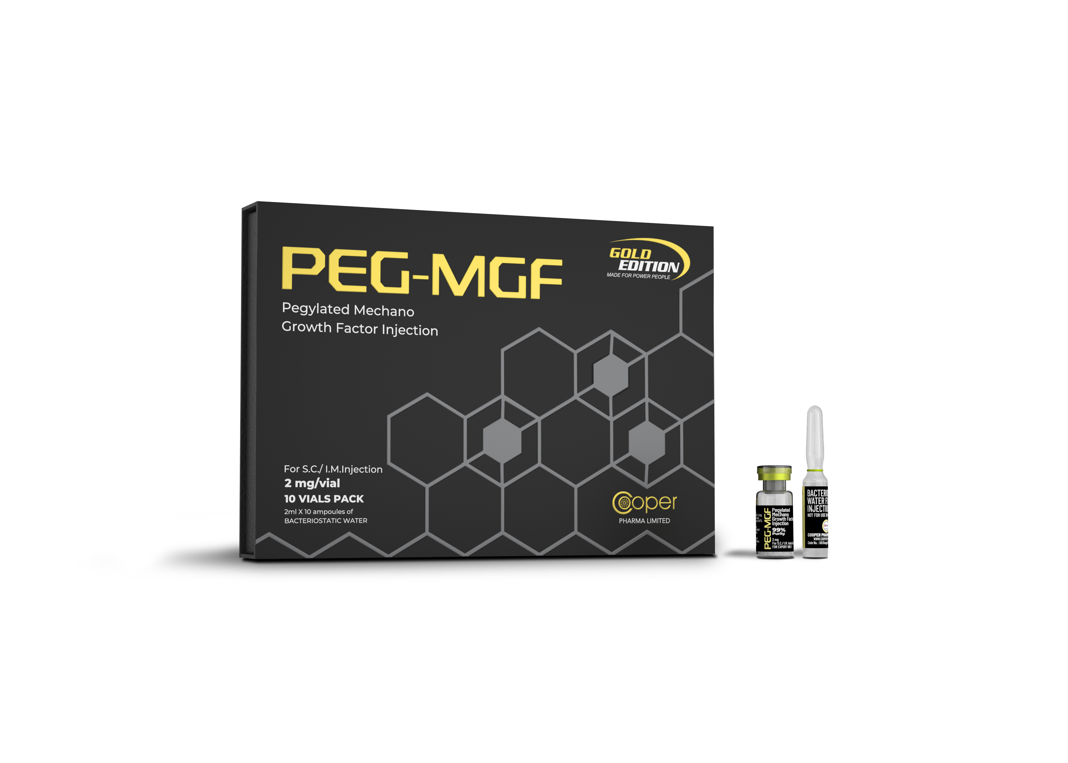 Manufacturers Of PEG MGF Pegylated Mechano Growth Factor 2mg